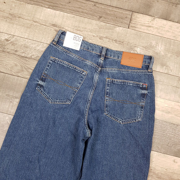 Urban Outfitters BDG Boyfriend Jeans W26 L30 UK 8 BLue Mid Rise Relaxed Fit BNWT - Picture 5 of 10